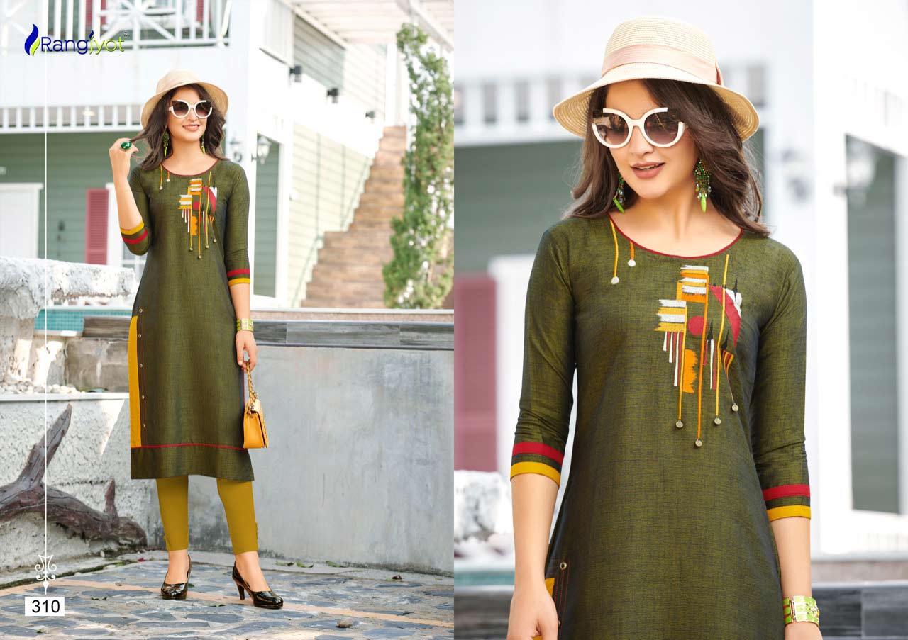 Ishita Vol-3 Rangjyot Combo Print Work Kurti Sets Ishita Vol-3 Rangjyot Combo Print Work Kurti Sets